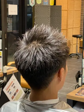 メンズ 尾崎 優也のヘアスタイル