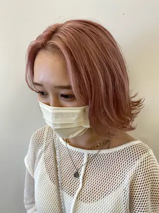 カラー 🎀暖色カラー/透明 感カラー/ひな🎀のヘアスタイル