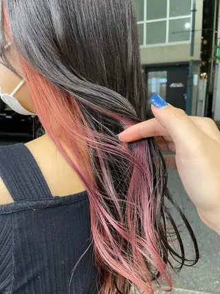 カラー ニュアンスネイル/ ボブ/まちゃこのヘアスタイル