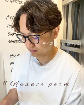 パーマ メンズ Dxxxx III所属・女性目線の大人 メンズ*Ayakaのヘアスタイル