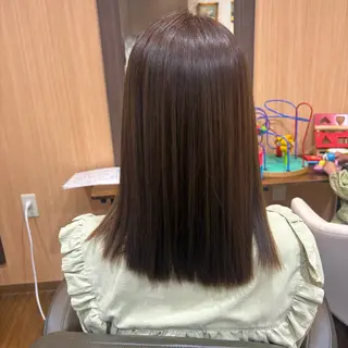 ロング MOLLASALON 浅香山店所属・髪質改善カラー 縮毛矯正🤍辻桃加のヘアスタイル