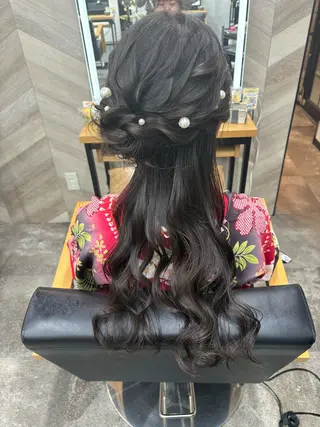 ロング ヘアアレンジ SHANTi 飯塚 ヘアセット/髪質改善のヘアスタイル