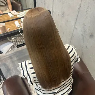 セミロング カラー 韓国モテカラー/ KaRin👼🏻のヘアスタイル