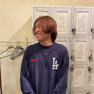 ショート カラー メンズ LE-PLA Citta 大雅のヘアスタイル