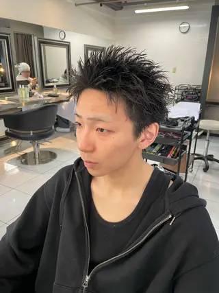 ショート カラー パーマ メンズ 🔥お値段以上🔥 メンズ特化たかひろのヘアスタイル