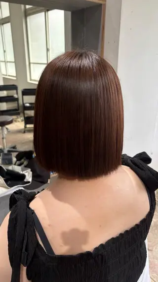 カラー 安藤 まりのヘアスタイル