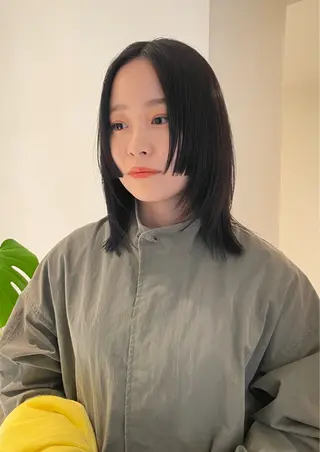 ミディアム chiharu ボブ/レイヤーのヘアスタイル