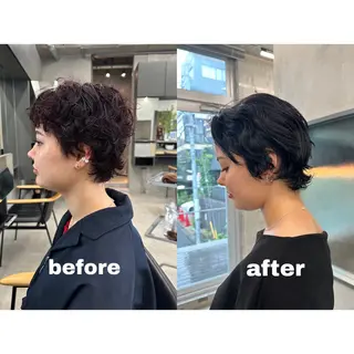 ショート お悩み解決パーマ hana🩰のヘアスタイル