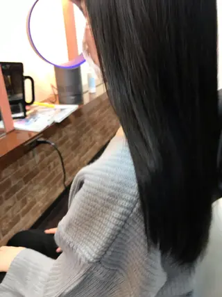 ロング カラー パーマ 桧山 真のヘアスタイル