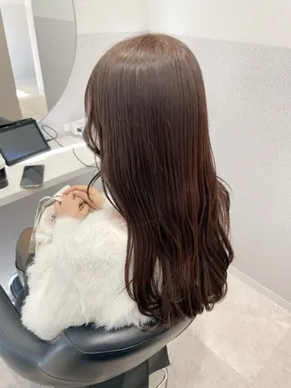 ロング カラー 女性リピ90%🍨 🩷佐藤みずきのヘアスタイル