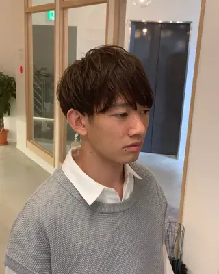 ショート カラー メンズ 🫧hinaco 🫧のヘアスタイル