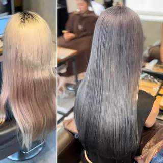 ロング カラー 🌿earth亀有店 【緑髪のノブ】🌿のヘアスタイル