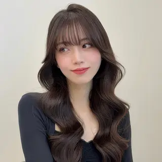 ロング 韓国ヘア🤍🇰🇷 ‪🫶🏻吉満のヘアスタイル