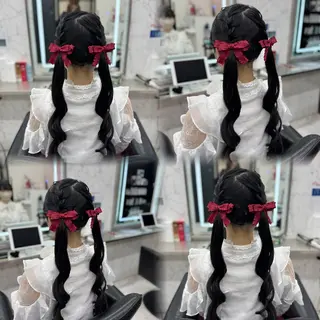 ロング ヘアアレンジ JPCY MIRIYAのヘアスタイル