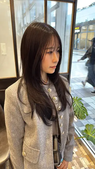 セミロング レイヤーカット /momocaのヘアスタイル