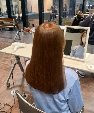 セミロング カラー mit新宿所属・mit bytree MISAKI🎀のヘアスタイル