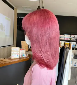 ミディアム カラー 韓国レイヤー髪質改善 💫Tomoya💫のヘアスタイル