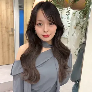 ロング MOE🐈‍⬛🎀 エクステ/ワンホンのヘアスタイル