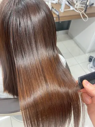 ロング パーマ 小池 絢女のヘアスタイル