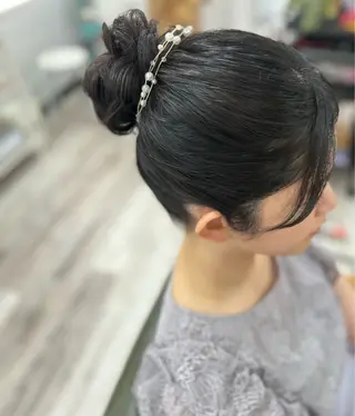 ロング 永澤 一輝のヘアスタイル