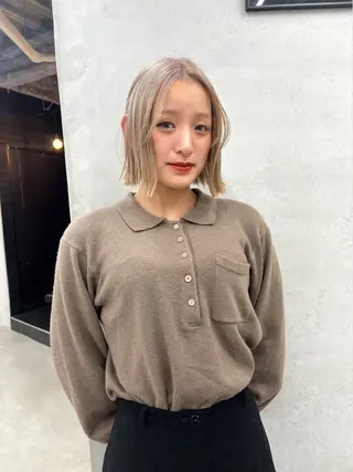 ミディアム 暖色カラー/レイヤー カット☁️MEI☁️のヘアスタイル