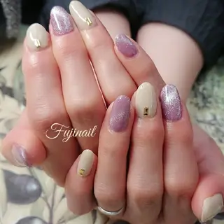 ミディアム fujinail(バーバーフジノ)所属・藤野 智美のネイルデザイン