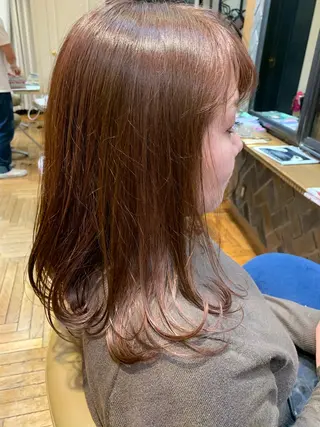 セミロング カラー ショートカット🧸 ごとうさなのヘアスタイル