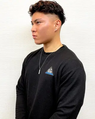 ショート パーマ メンズ kaming所属・メンズ特化💈/ 長谷川翼のヘアスタイル