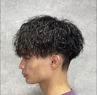 ショート パーマ メンズ 🖤Ayumi🖤 メンズ特化❤️‍🔥のヘアスタイル