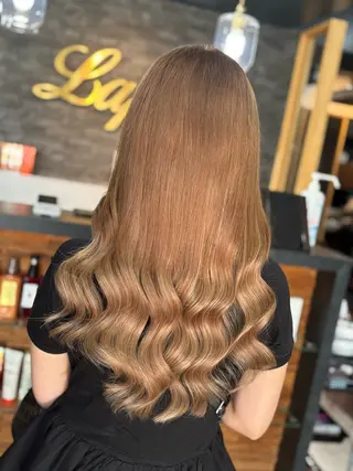 ロング カラー 横浜/エクステ特化× 艶カラー/あいかのヘアスタイル