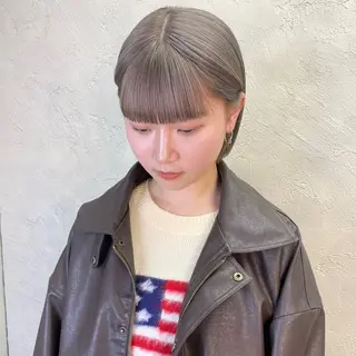 ショート カラー ヘアアレンジ ボブ×柔らかいカラー 🩰misaki𓍼のヘアスタイル