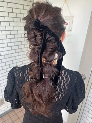 ヘアアレンジ 大人可愛いヘアメイク 💋🧚‍♀️しずかのヘアスタイル