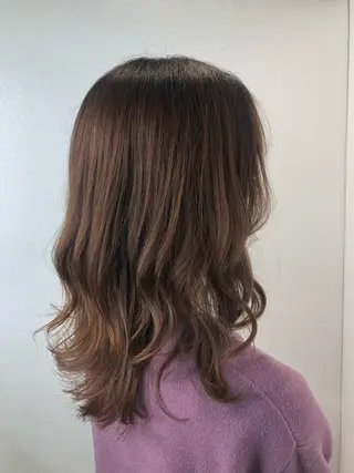 セミロング ヘアケアは お任せ✨✨中田早紀のヘアスタイル