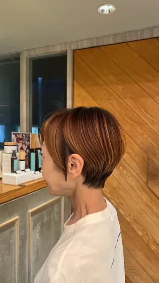 ショート レイヤースタイル /宮本セナのヘアスタイル