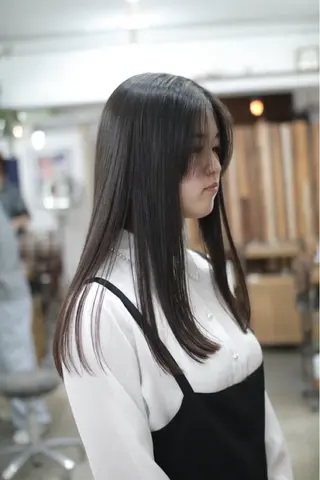 ロング カラー 木村陸弥 似合わせ 透明感カラー🌿のヘアスタイル