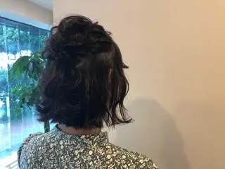 ミディアム ヘアアレンジ Hair&Make Nahoのマツエク・マツパデザイン