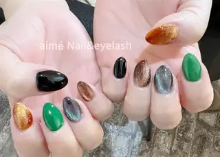 ネイル aime 中崎町のネイルデザイン
