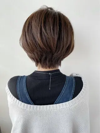 ショート ボブ/ハイトーン/ 岡山駅/別曽遥也のヘアスタイル
