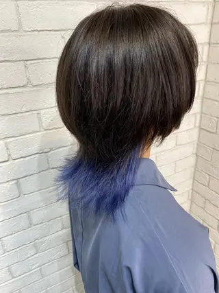 ショート カラー ヨシダ フミノリのヘアスタイル