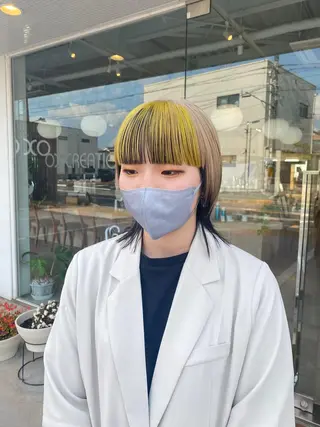 ミディアム カラー LA KING KYOTO所属・レイヤーカット/ miranのヘアスタイル