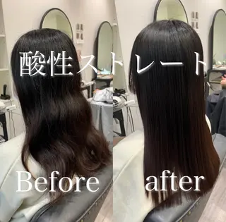 セミロング 【酸性ストレート】 宮下和明のヘアスタイル