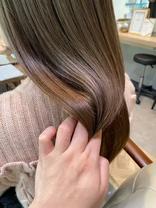 ロング カラー 新宿 / Aujua ｿﾑﾘｴ🫧森田涼介のヘアスタイル