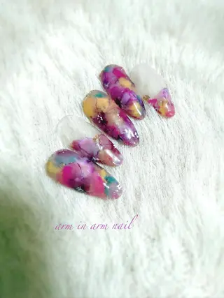 ネイル arm in arm ︎✿Yamamotoのマツエク・マツパデザイン