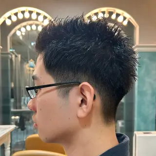 ショート メンズ 池袋/韓国メンズヘア ❤️💙軸丸みうのヘアスタイル