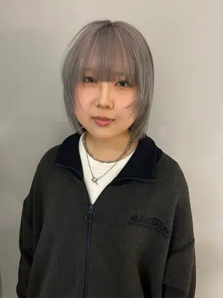 ショート カラー ケアパーマ/ケアブリ ーチdaisukeのヘアスタイル