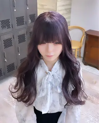 ロング カラー ヘアアレンジ メンズ ササキカズマ〻透明感 〻色落ち〻赤み消しのヘアスタイル