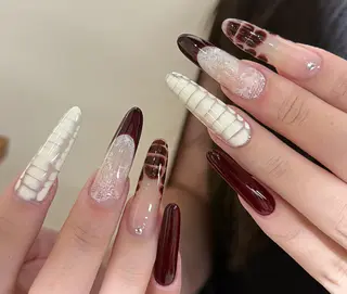 ネイル By moonネイル 🌷ワンホン/韓国風のネイルデザイン