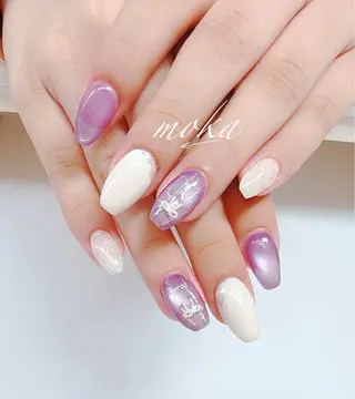 ネイル 胡蝶蘭レディースサロ ンNailMOKAのネイルデザイン