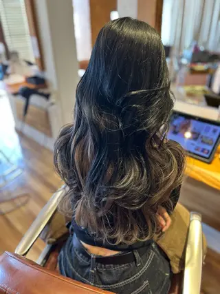 ロング hair salon komorebi所属・韓国風/レイヤーカッ トmanamiのヘアスタイル