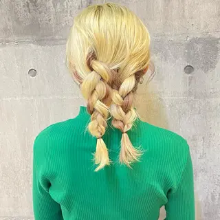 カラー 比嘉 陽のヘアスタイル